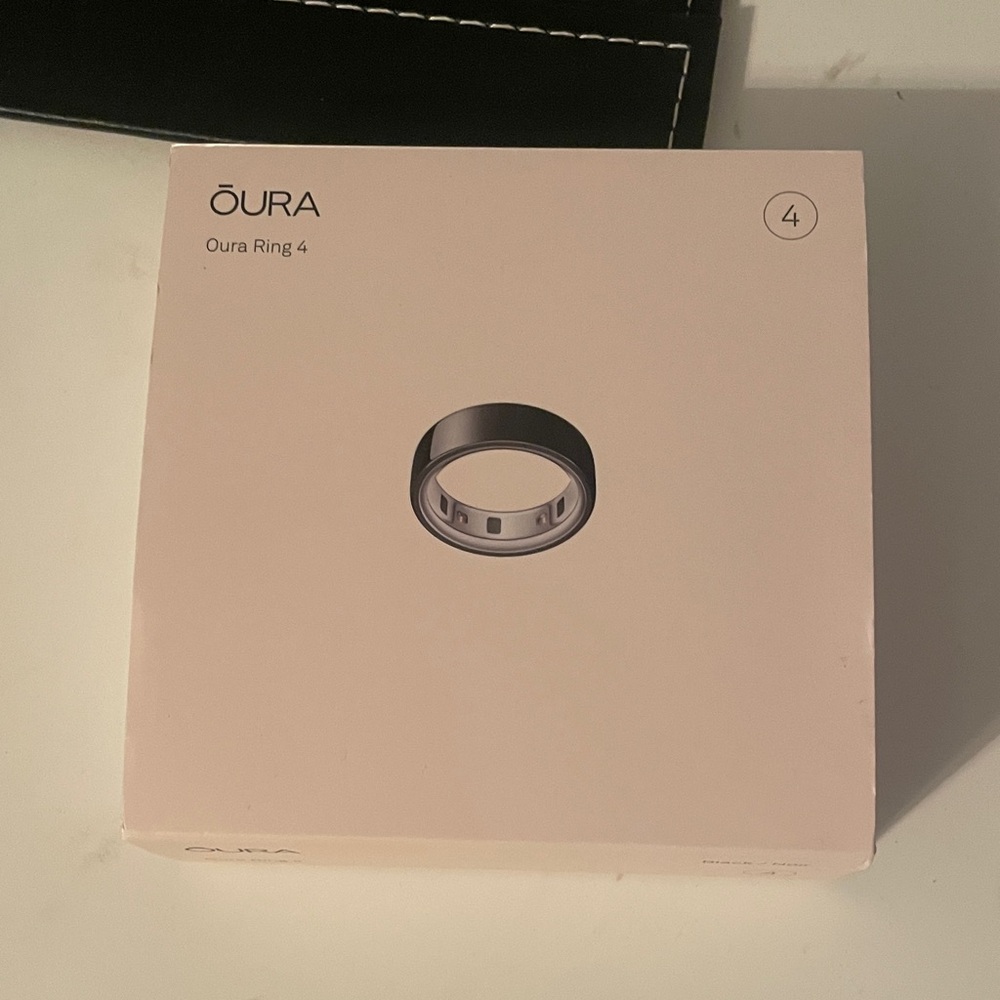 Oura Ring 4
Black 
Size 4
New, never used